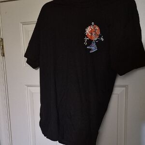 Riot Society Black Tee with Red Graphic